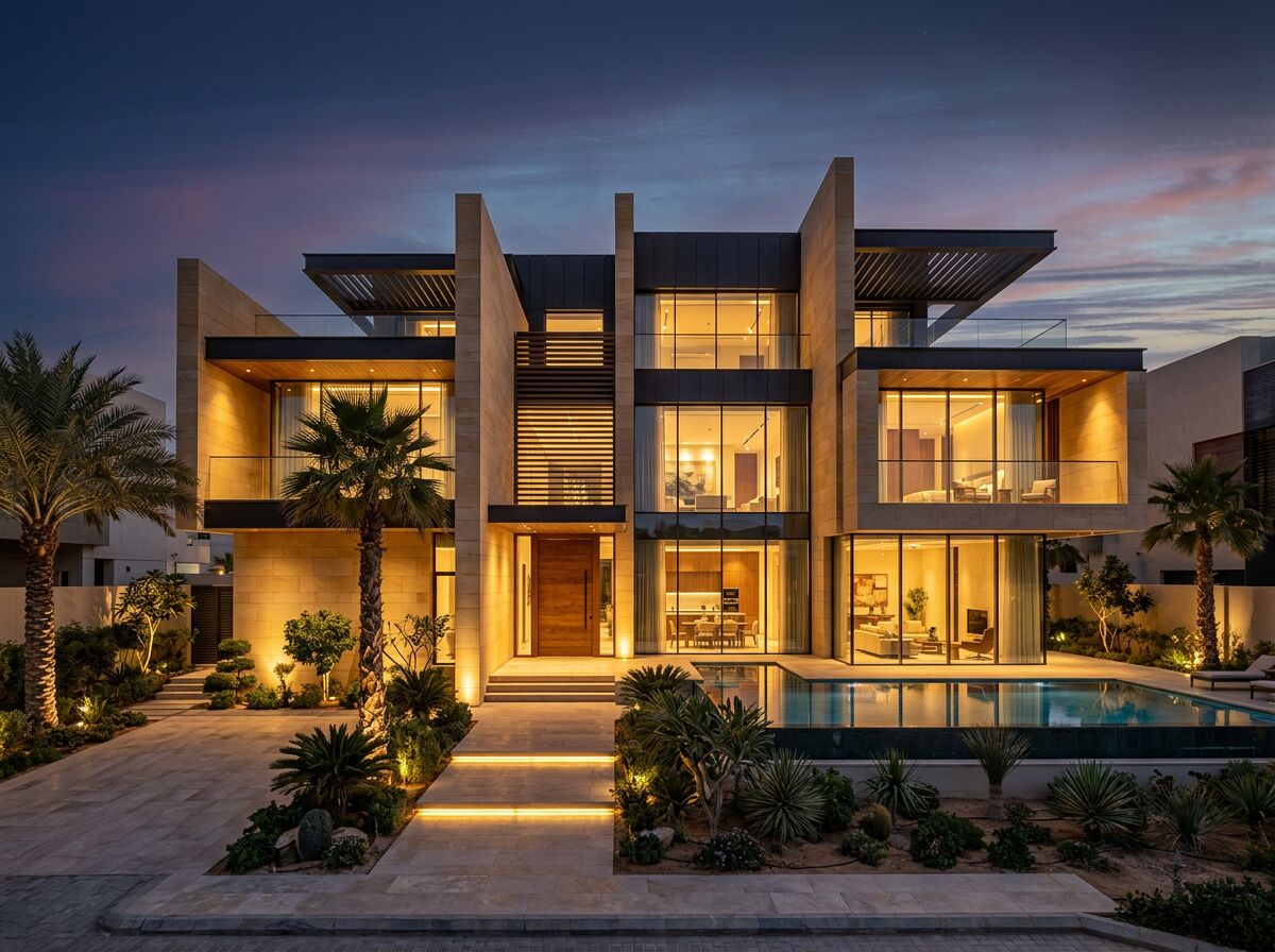 فيلا سكنية في الرياض — تصميم معماري من أعمال المكتب
